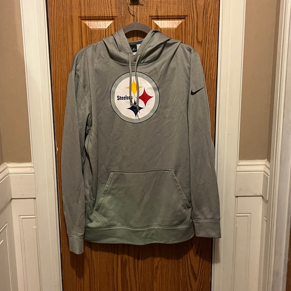 NFL Steelers Therma-Fit Gray Hoodie